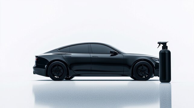 Enhance your vehicle's shine with professional car detailing spray in a glossy finish