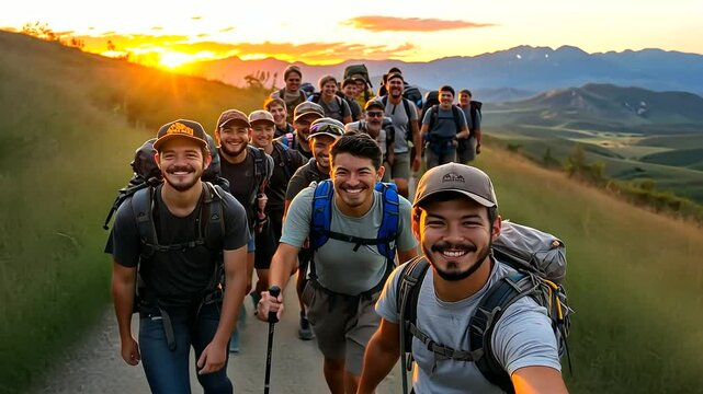 Team Building Hiking Adventure in the Mountains