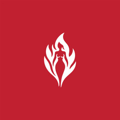 Fire lady logo