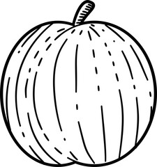 Vintage plum engraving style hand drawn vector illustration
