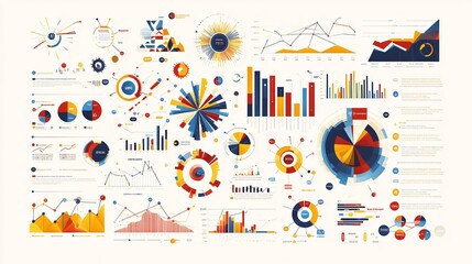 Obraz premium Exploring user engagement metrics through vibrant double-exposure visualizations for enhanced business insights