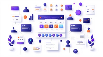 Enhance your affiliate marketing strategy with dynamic double-exposure vector designs for networking success