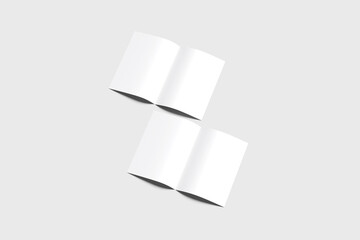 A4 Bifold Brochure Blank Background