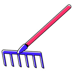 Rake Tool Illustration
