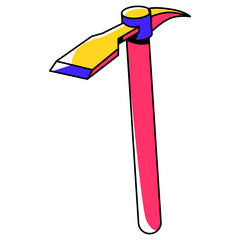 Mattock Tools Illustration