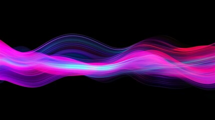 Flowing neon arcs illuminate a seamless network, capturing the essence of data in motion.
