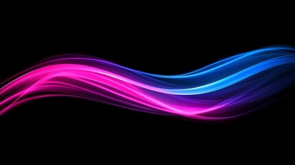 Flowing neon arcs illuminate a seamless network, capturing the essence of data in motion.