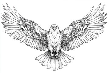 Obraz premium tree with roots, vector isolated on white background, ai generated vector illustration