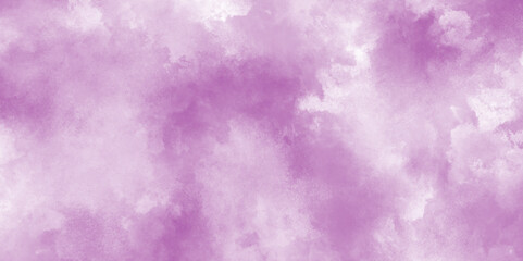 Pastel purple watercolor texture pattern background with space, bright purple hand drawn illustration, Light watercolor background, Soft cloud in the purple background tone paper texture.