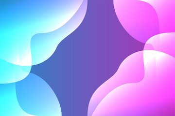 Pink And Blue Abstract Background Style