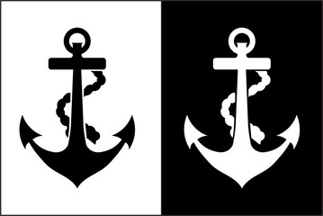 Illustration vector graphic of anchor ship icon