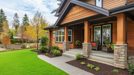 Charming Modern Home with Lush Green Garden