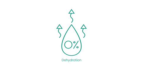 Dehydration Vector Icon for Food Preservation Technique