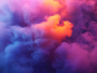 Vivid smoke eruptions. abstract blurry motion vivid color. 