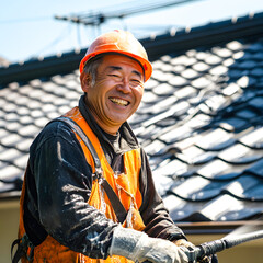 塗装工事の職人