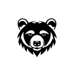 Stylized bear head Vector Logo