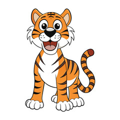 tiger cartoon character