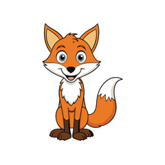  fox cartoon illustration