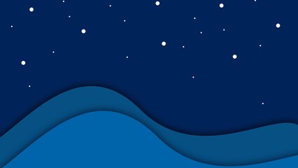 abstract blue background with waves