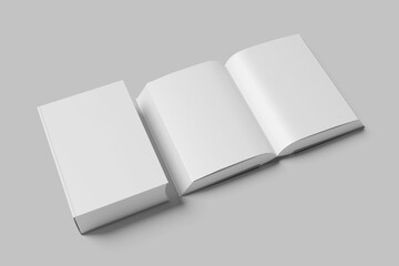 BLANK LARGE BOOK WHITE