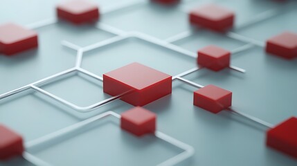 A flowchart of customer journey mapping, with empty space for text