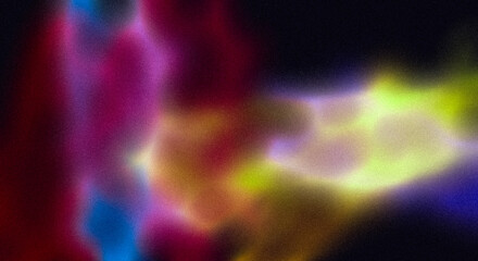 Grainy gradient abstract background, color blending effect, Aesthetic texture. Glowing red orange blue color noisy gradient texture, overlay effect blending colors.