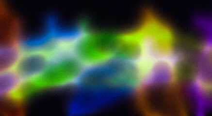 Grainy gradient abstract background, color blending effect, Aesthetic texture. Glowing green blue purple color noisy gradient texture, overlay effect blending colors.