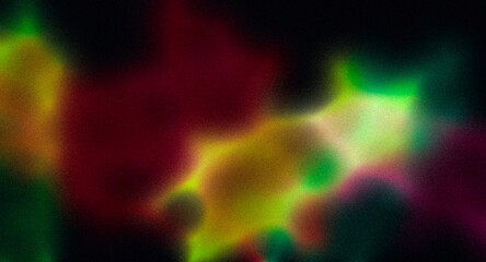 Grainy gradient abstract background, color blending effect, Aesthetic texture. Glowing red orange green color noisy gradient texture, overlay effect blending colors.