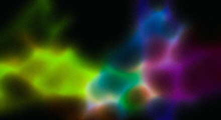 Grainy gradient abstract background, color blending effect, Aesthetic texture. Glowing green red blue color noisy gradient texture, overlay effect blending colors.