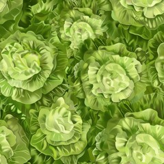seamless lettuce texture full frame