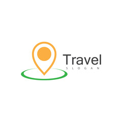 Location point Logo vector template