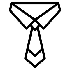 Tie icon. Illustration for web and mobile design.