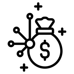 Profitable business icon