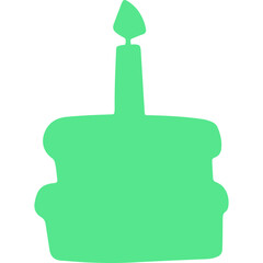 Happy birthday simple vector icons