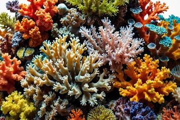 coral reef and coral