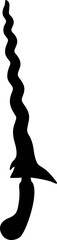 keris silhouette