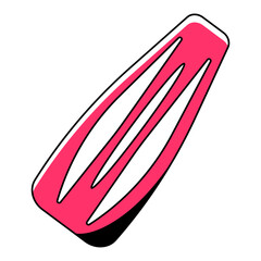 Hair Clip Illustration