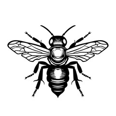 Obraz premium Drone Bee Vector Logo
