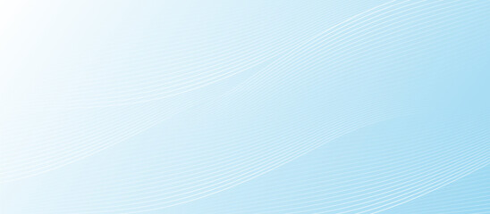 Minimalistic Abstract Light Blue Wavy Background with Line Patterns