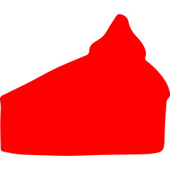 Obraz premium Happy birthday simple vector icon