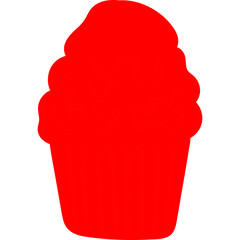 Happy birthday simple vector icon