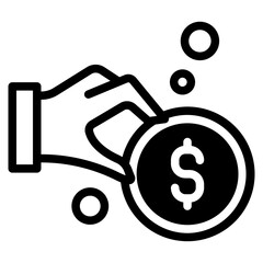 Profitable business icon