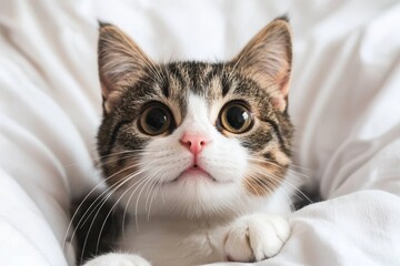 Adorable Kitten, Curious Eyes, Playful Paws, A heartwarming snapshot of feline charm