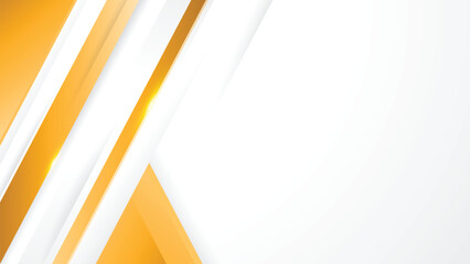 Abstract white background with golden luxury geometric shape elegant gold gradient modern business wallpaper