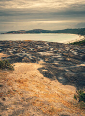 Blue Haven beach on an overcast day. Esperance Western Australia