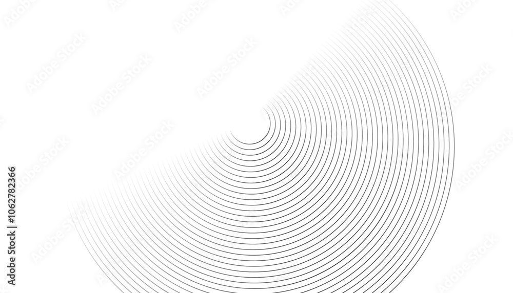 Leinwandbilder White dynamic abstract background with diagonal lines. fast moving circle, soft wave line circle and decoration lines. business presentation banner for sale event night party