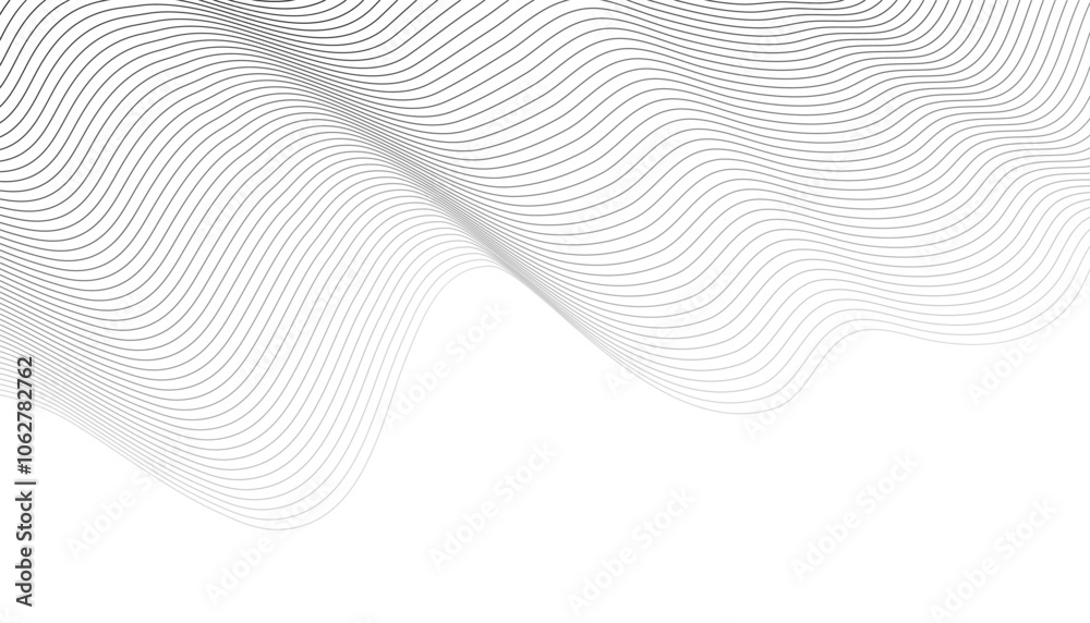 Fototapete gray pattern of lines abstract background. abstract warped diagonal stripes background. line wave ab