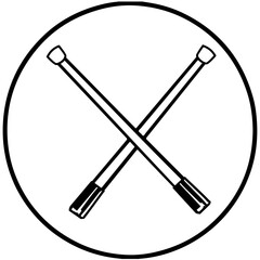 Druming Sticks Vector Logo