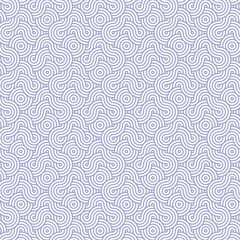 Seamless pattern with abstract curly waves. Modern stylish texture. Repeating geometric background.