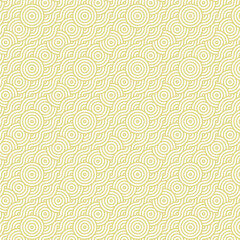 Seamless pattern with abstract curly waves. Modern stylish texture. Repeating geometric background.
